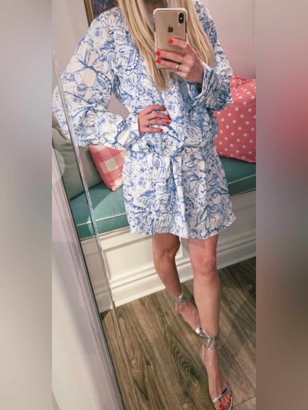 TIBI toile long -Sleeve Mini Dress value of more than 1000$